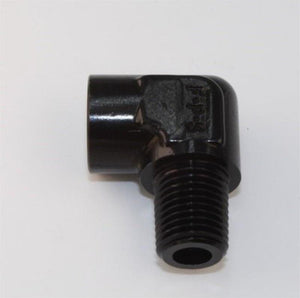 Fragola 491401-BL 1/8 Pipe 90 Degree Elbow Male/Female - Black