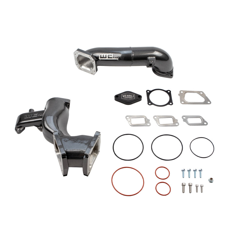 Wehrli WCF100165-GW 11-16 fits Chevrolet 6.6L LML Duramax High Flow Y-Bridge Kit