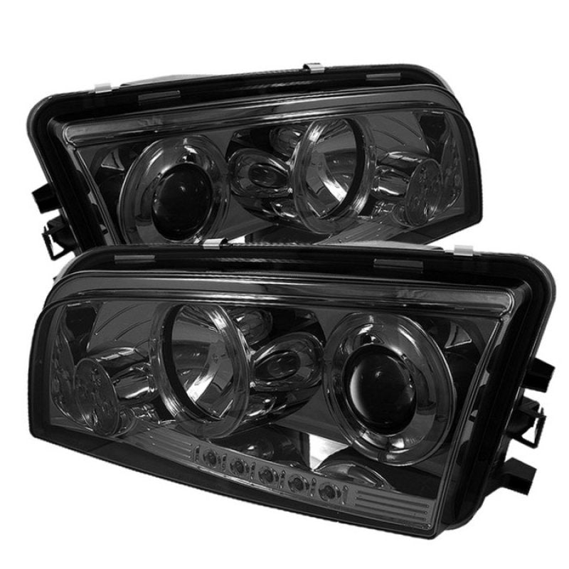 Spyder 5009753 fits Dodge 06-10 Charger Projector Headlights Halogen Only - LED