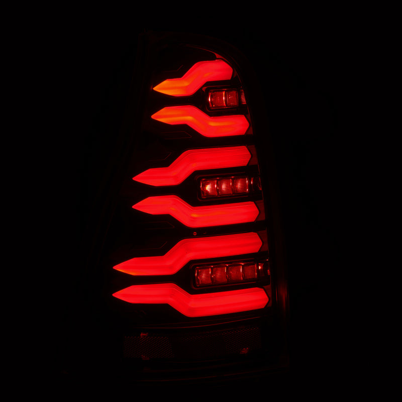 AlphaRex 690070 03-09 fits Toyota 4Runner LUXX-Series LED Tail Lights- Black