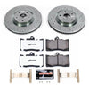 PowerStop K6355-26 13-19 fits Lexus GS350 Front Z26 Street Warrior Brake Kit