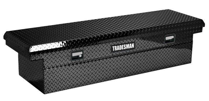 Tradesman 7111001LP Aluminum Economy Cross Bed Low-Profile Truck Tool Box (70in.) - Blk