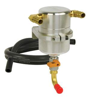 Moroso 85487 10-15 fits Chevrolet Camaro SS Air/Oil Separator Catch Can - Billet