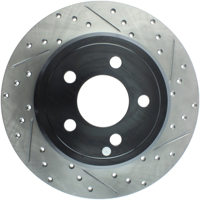 Stoptech 127.63060L 05-13 Chrysler300/300C / 09-12 Dodge Challenger Rear Left Drilled & Slotted Rotor