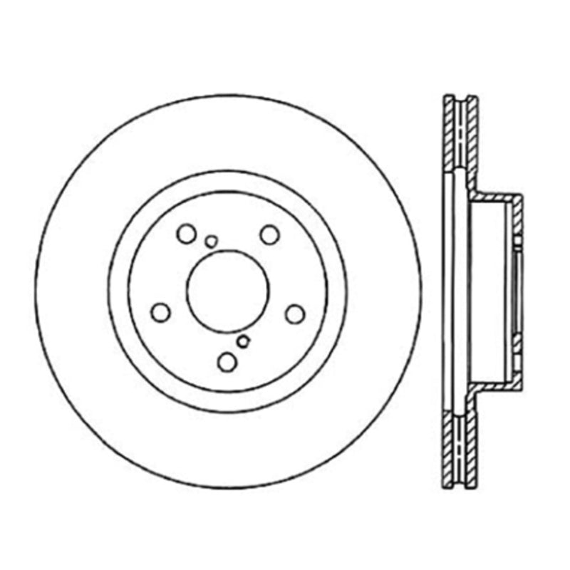 Stoptech 120.47012CRY 98-02/02 Subaru Forester/98-10 Impreza CRYO Rotor