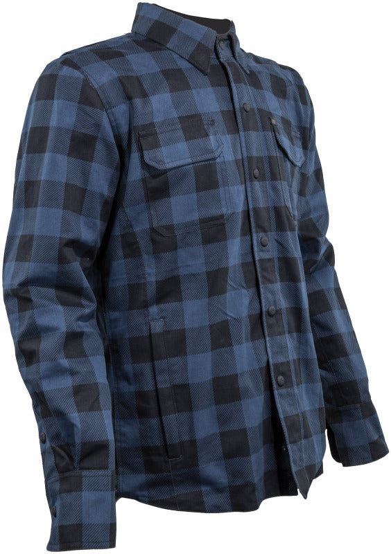 Speed and Strength 609888 True Grit Armored Motoshirt Navy/Black - Small