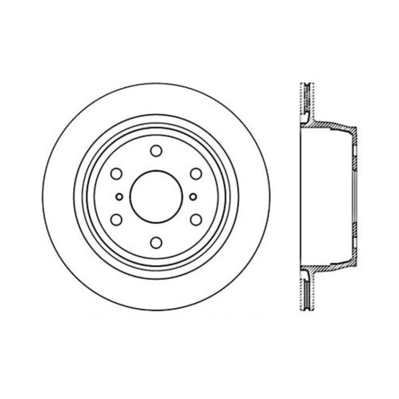 Stoptech 120.66065CRY 07-19 Cadillac Escalade Front & Rear CRYO-STOP Rotor