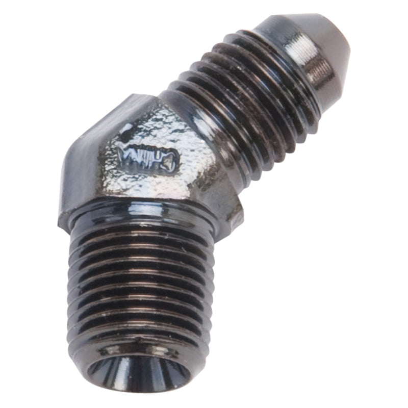 Russell 642933 Performance -3 AN SAE Brake Adapter Fitting (Black)