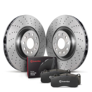 Brembo OE KTX4095 04-07 fits BMW 525i/08-09 528i/04-07 530i Rear Disc Brake Kit