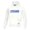 SPARCO 01318BI1S Hoodie Original SMALL White