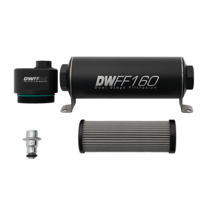 DeatschWerks 8-FFR-160-010K DWFFR-X 160mm Billet Fuel Filter Regulator - 10 Micron