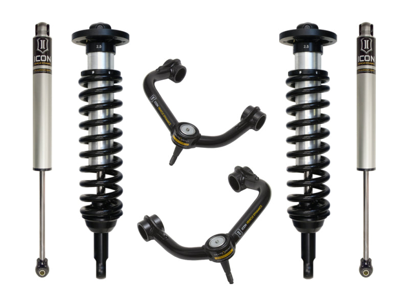 ICON K93021T fits Ford 04-08 F-150 4WD 0-2.63in Stage 2 Suspension System w/Tubular Uca