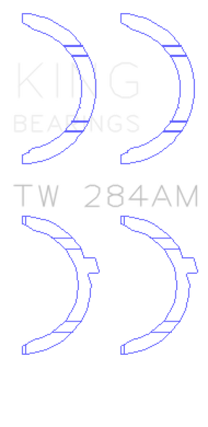 King TW284AM fits Toyota/fits Lexus 2JZGE/2JZGTE 3.0L Thrust Washer Set