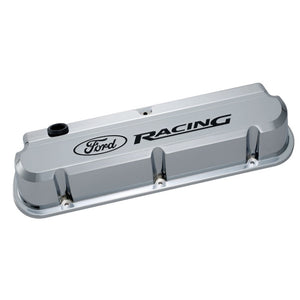 fits Ford Racing 302-139 289-351 Slant Edge Chrome Valve Cover
