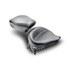 Mustang 76180 Harley Softail Standard Rear Tire Wide Touring Passenger Seat w/Studs - Black