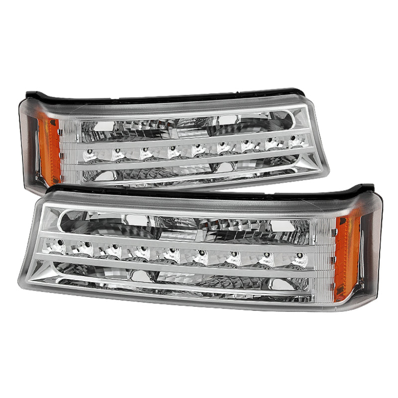 9027499 Xtune fits Chevy 03-06 Silverado / Avalanche 02-06 LED Bumper Lights C