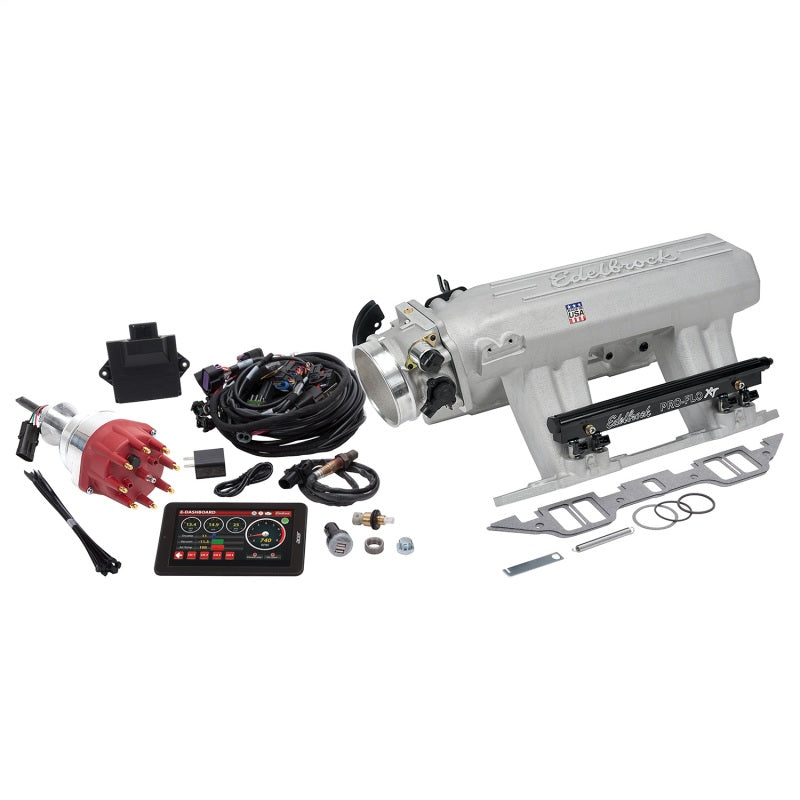 Edelbrock 35920 Pro Flo 4 XT EFI System Seq Port BB fits Chrysler RB 413-440ci 625 Max HP 35lb/hr Satin Finish