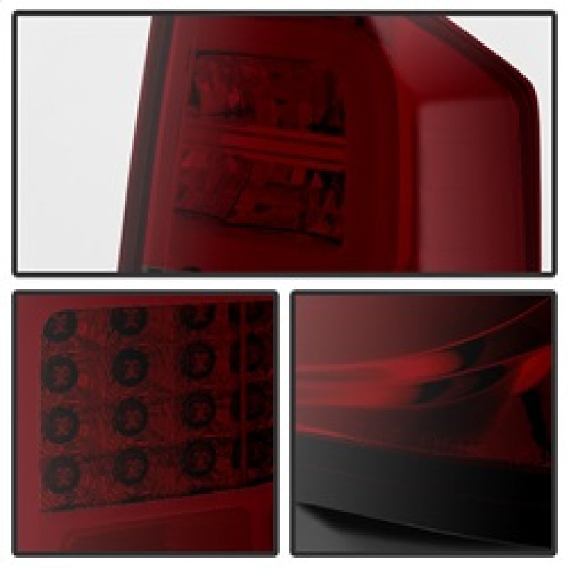 Spyder 5080189 fits Toyota 14-20 Tundra 2016 Light Bar LED Tail Lights Red Smok