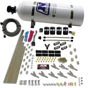 Nitrous Express 80016-15 Vortech Nozzle Nitrous Kit w/15lb Bottle