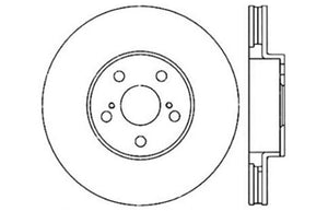 Stoptech 128.44114L 03-08 Pontiac Vibe / 05-09 Scion tC / 03-08 Toyota Matrix Front Left Drilled Rotor