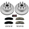 Power Stop CRK6821 13-22 fits Ford F-350 Super Duty Front Z17 Coated Brake Kit