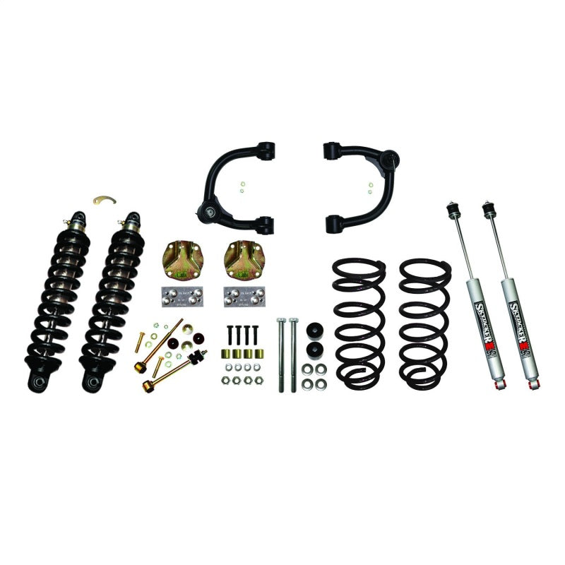 Skyjacker T4330UM 3 in. Upper A-Arm Kit with Front Coils/Rear Coils/M95 Monotube Shocks fits Toyota 03-21 4Runner