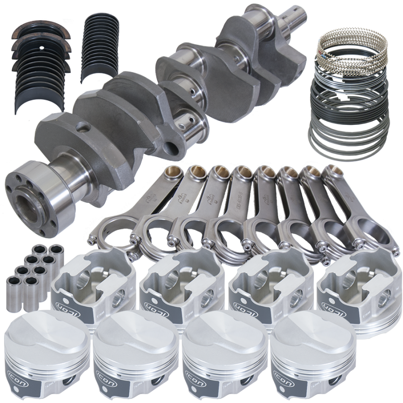 Eagle 11420L100 fits Chevy 454 4.000in Crank 6.135in H-Beam 18.3cc Dome 4.350in Pistons Rotating Assembly