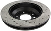 Stoptech 127.33078R Slotted & Drilled Sport Brake Rotor