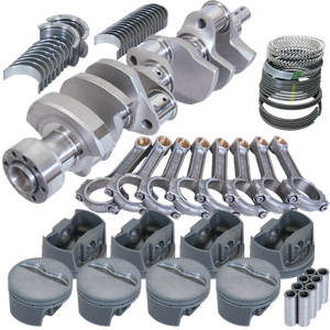 Eagle 62108040 fits Chevy LT1 350 1Pc 3.750in Crank 5.700in I-Beam Rods -5cc 4.040in Pistons Rotating Assembly