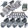 Eagle 62108060 fits Chevy LT1 350 1Pc 3.750in Crank 5.700in I-Beam Rods -5cc 4.060in Pistons Rotating Assembly