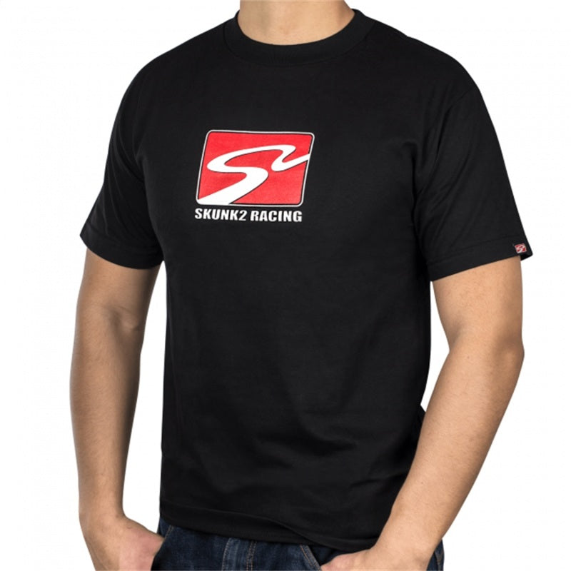 Skunk2 735-99-0752 Racetrack Tee (Black) S