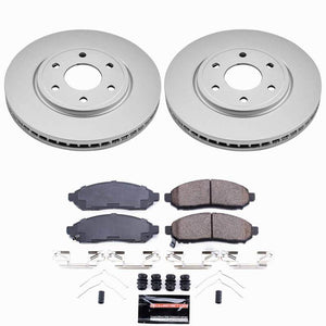 Power Stop 16-19 Nissan Frontier Front Z23 Coated Brake Kit