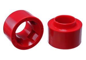 Energy Suspension 2.6111R 07-17 fits Jeep Wrangler (JK) Red Front Coil Spring Spacer 1-3/4in Lift Set