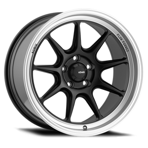 Konig CT99512305 Countergram 19x9.5A 5x112 ET30 Matte Black / Matte Machined Lip