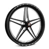 Race Star 63-72400112AB 63 Pro Forged 17x2.4 Spindle Mount Anglia Wheel 1.13in. BS - Blk Anodized/Machined