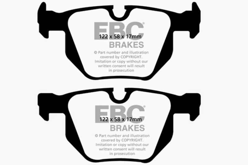 EBC DP21588 13+ fits BMW X1 3.0 Turbo (35i) Greenstuff Rear Brake Pads