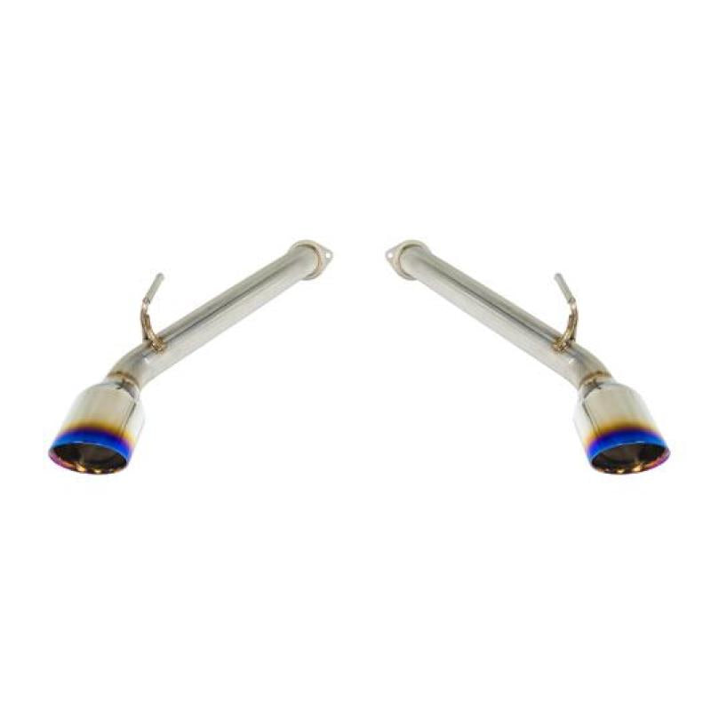 Remark RO-TTQ6-D fits Infiniti Q60 Axle Back Exhaust Burnt Double Wall Tip
