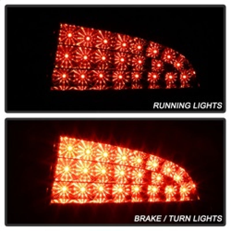 Spyder 5002273 fits Dodge 06-08 Charger LED Tail Lights Black ALT-YD-DCH05-LED-