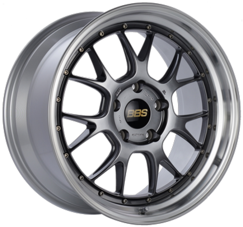 BBS LM356DBPK fits LM-R 19x10.5 5x114.3 ET15 82mm PFS Ring/Clip Required - Diamond Black Wheel