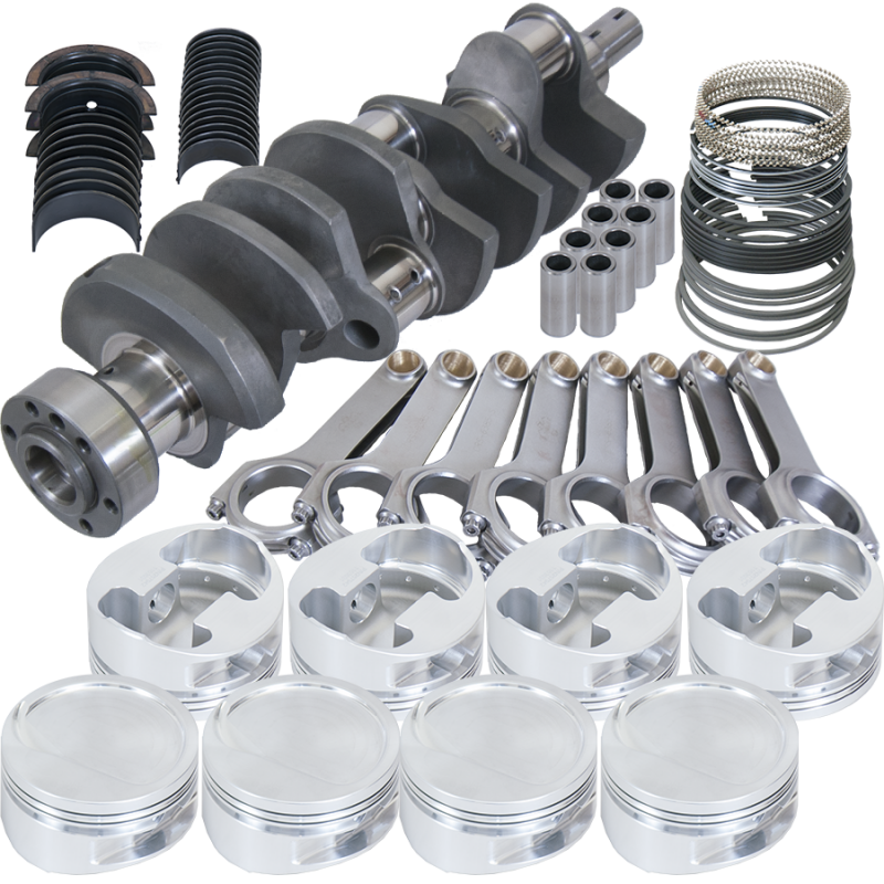 Eagle 35410L4530 fits Chevy 502 1Pc 4.250in Crank 6.385in H-Beam -20cc 4.530in Pistons Rotating Assembly