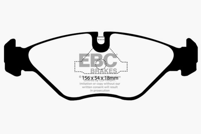 EBC DP2751 fits Saab 90-98 9000 2.0 Greenstuff Front Brake Pads