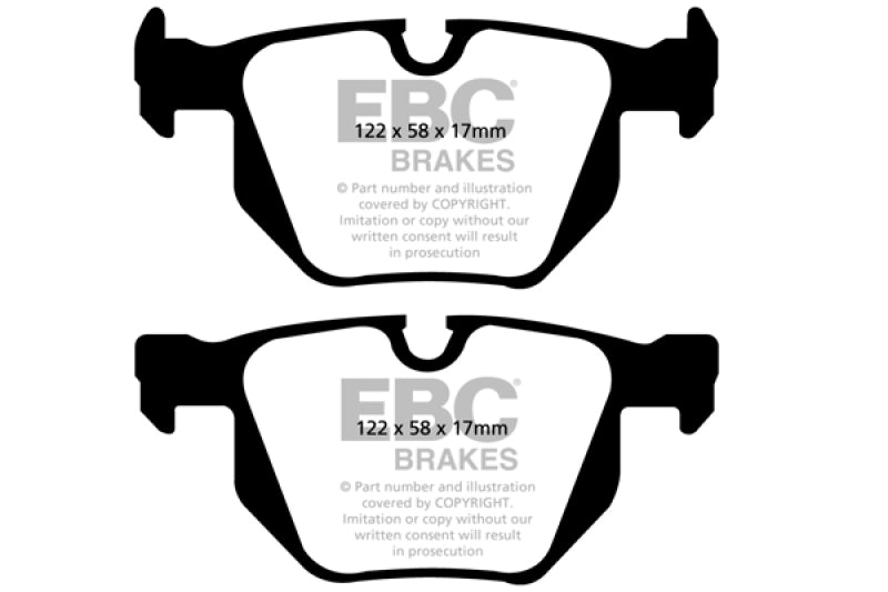 EBC DP21588 13+ fits BMW X1 3.0 Turbo (35i) Greenstuff Rear Brake Pads