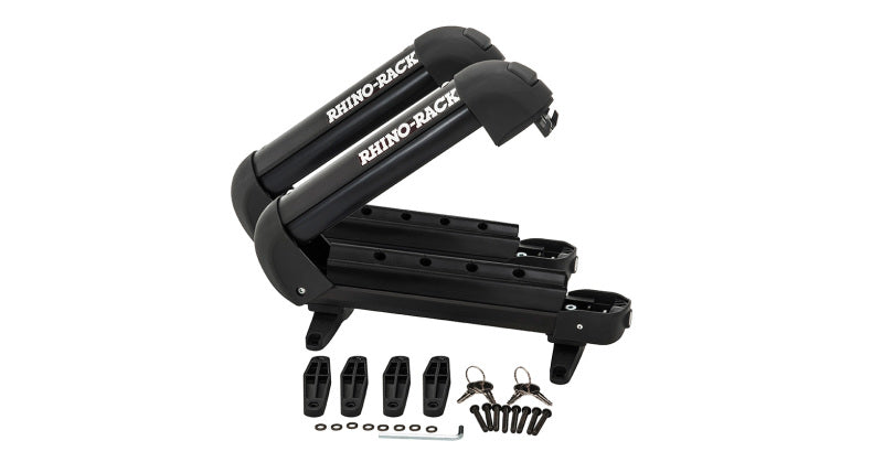 Rhino-Rack 572 Universal Ski Carrier - Fits 2 Pairs of Skis - Black