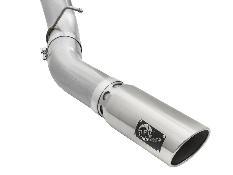 AFE 49-04081-P Exhaust 5in DPF-Back Aluminized Steel w/ Polished Tips 16-17 fit