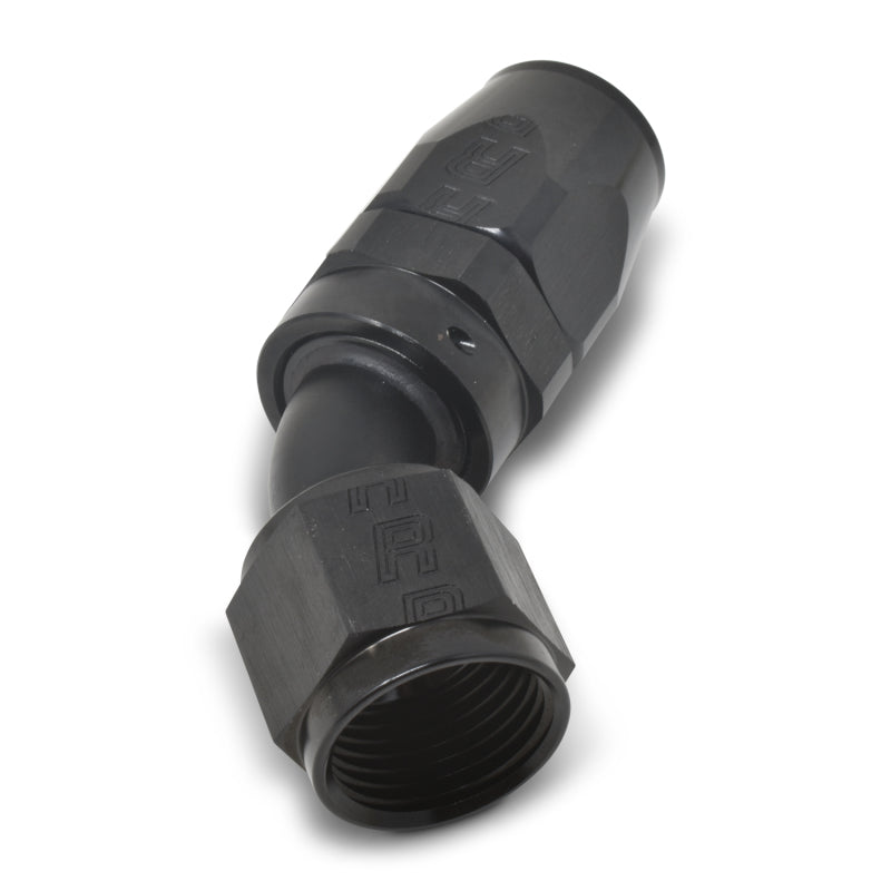 Russell 610105 Performance -8 AN Black 45 Degree Full Flow Hose End