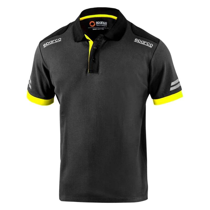 SPARCO 02415GSGF1S Tech Polo TW Grey/Yellow Small