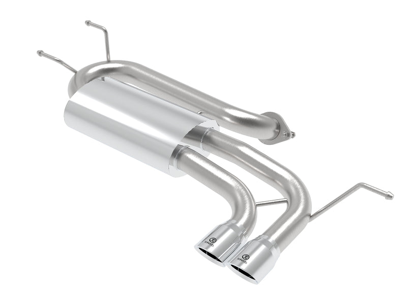 AFE 49-37004-P  2-1/2in 304 SS Axle-Back Exhaust w/ Polished Tip 16-19 fits Maz