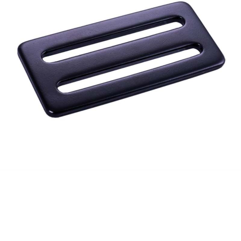 Racequip 700975 3 In. Wide 3 Bar Slide Seat Belt Adjuster & Mounting Hardware / Forged Steel - Blk