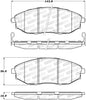 Stoptech 308.1031 Street Brake Pads