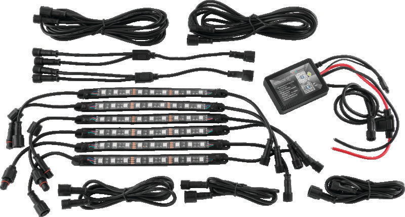 DragonFire Racing 522009 Rgb Accent Light Kit Bt 6Pc